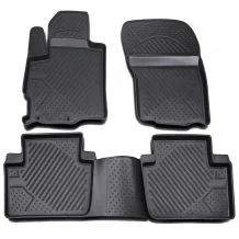 Gumové koberečky Peugeot 4007 2007-2012 - Novline 28 mm okraj