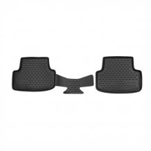 Gumové koberečky Seat Leon 2012-2020 (zadní) - Novline 28 mm okraj