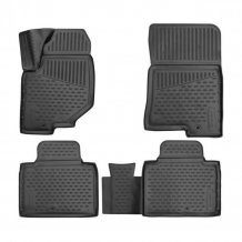 Gumové koberečky Ssangyong Rexton 2018- (5 míst) - Novline 28 mm okraj