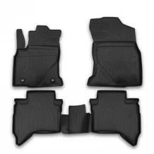 Gumové koberečky Toyota Hilux 2015-2025 - Novline 28 mm okraj