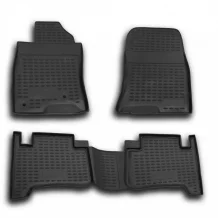 Gumové koberečky Toyota Land Cruiser Prado 120 2003-2009 - Novline 28 mm okraj