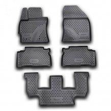 Gumové koberečky Toyota Verso 2009-2013 (7 míst) - Novline 28 mm okraj
