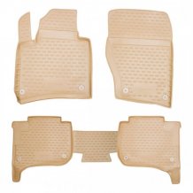 Gumové koberečky Volkswagen Touareg 2010-2018 - Novline 28 mm okraj
