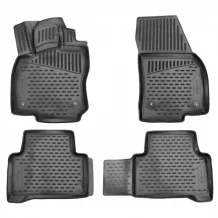 Gumové koberečky Volkswagen Touran 2015-2026 (5 míst) - Novline 28 mm okraj