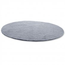 Jednobarevný kruhový koberec Wedgwood Folia 2.0 round cool grey 38904 - kruh 200 - Brink & Campman