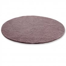 Jednobarevný kruhový koberec Wedgwood Folia 2.0 round mink 38902 - kruh 200 - Brink & Campman