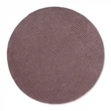 Jednobarevný kruhový koberec Wedgwood Folia 2.0 round mink 38902 - kruh 200 - Brink & Campman