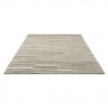 Jednobarevný kusový koberec B&C Twinset Terrain silver 121731 Brink & Campman