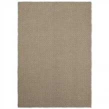 Jednobarevný outdoorový koberec B&C Lace sage grey-white sand 497201 Brink & Campman