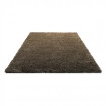 Jednobarevný vlněný koberec B&C Shade High beige dark chocolate 011901 Brink & Campman