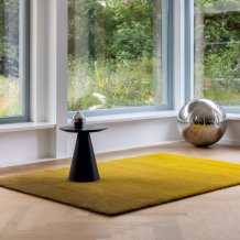 Jednobarevný vlněný koberec B&C Shade Low lemon gold 010106 Brink & Campman