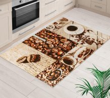 Koberec - běhoun 3D tisk kávová zrna