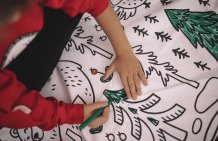 KOBEREC - OMALOVÁNKY - Kities with flowers