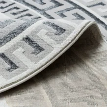 Kusový koberec Allure 1960 white/grey kruh
