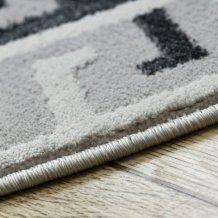 Kusový koberec Allure 1960 white/grey kruh