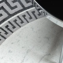 Kusový koberec Allure 1960 white/grey kruh