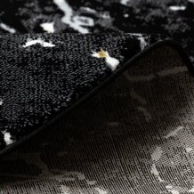 Kusový koberec Allure 1963 black/gold kruh