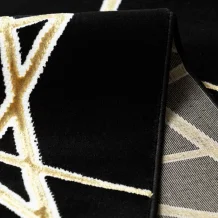 Kusový koberec Allure 1964 black/gold
