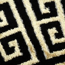 Kusový koberec Allure 1968 black/gold kruh