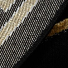Kusový koberec Allure 1968 black/gold kruh