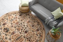 Kusový koberec Amara light beige kruh