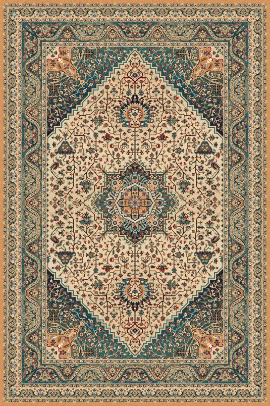 Kusový koberec Aretuza měděný