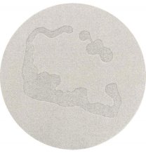 Kusový koberec Atole light grey kruh