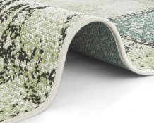 Kusový koberec Beach 103846 Green/Cream/Black – na ven i na doma