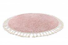 Kusový koberec Berber 9000 pink kruh
