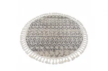 Kusový koberec Berber Agadir G0522 cream and grey kruh