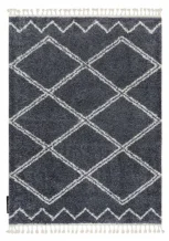 Kusový koberec Berber Asila B5970 grey and white