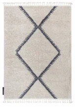 Kusový koberec Berber Maknes B5910 cream and grey