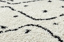 Kusový koberec Berber Tetuan B751 cream kruh