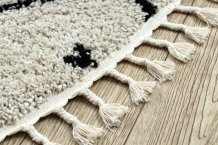 Kusový koberec Berber Tetuan B751 cream kruh