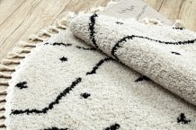 Kusový koberec Berber Tetuan B751 cream kruh