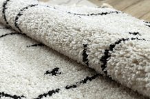 Kusový koberec Berber Tetuan B751 cream kruh