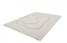 Kusový koberec Blooms light grey