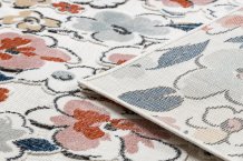 Kusový koberec Botanic 65239 flowers ecru – na ven i na doma