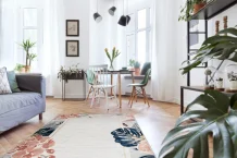 Kusový koberec Botanic 65240 Flamingo grey – na ven i na doma
