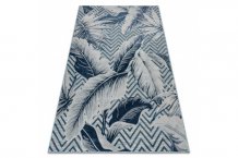 Kusový koberec Botanic 65242 Feathers aqua – na ven i na doma