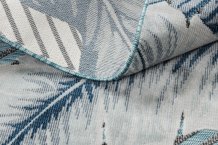 Kusový koberec Botanic 65242 Feathers aqua – na ven i na doma