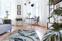 Kusový koberec Botanic 65242 Feathers grey – na ven i na doma