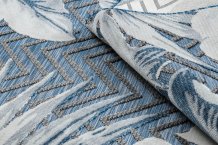 Kusový koberec Botanic 65242 Feathers navy – na ven i na doma