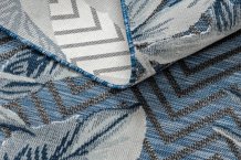 Kusový koberec Botanic 65242 Feathers navy – na ven i na doma