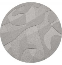 Kusový koberec Botanica grey kruh