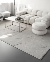 Kusový koberec Botanica light grey