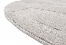 Kusový koberec Botanica light grey kruh