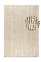 Kusový koberec Bouclé Jute 105973 Ivory White