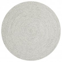 Kusový koberec Braided 105553 Light Melange kruh – na ven i na doma
