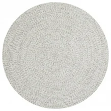 Kusový koberec Braided 105553 Light Melange kruh – na ven i na doma